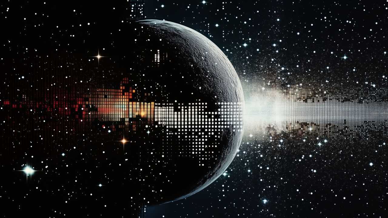 space-time wallpaper, sci-fi, multiverse, background for desktop wallpaper (horizontal)