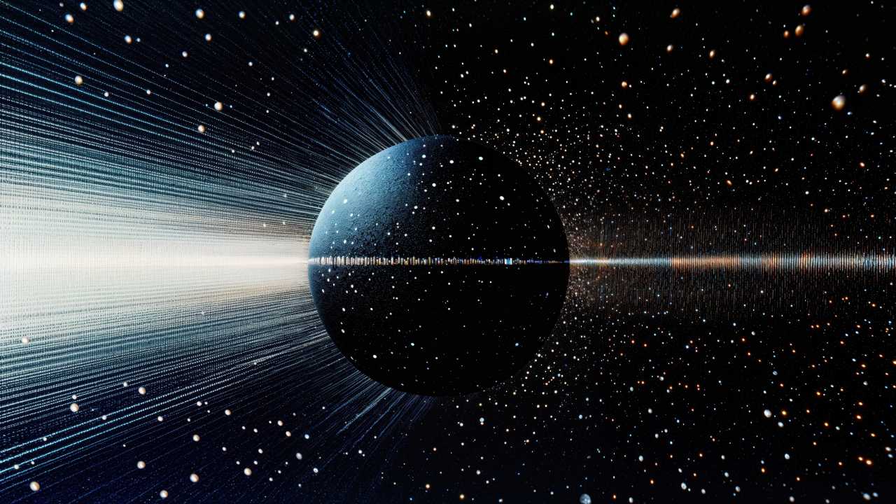 space-time wallpaper, sci-fi, black holes, background for desktop wallpaper (horizontal)