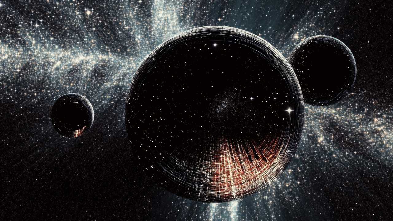 wormhole wallpaper, star systems, astrophysics, background for desktop wallpaper (horizontal)