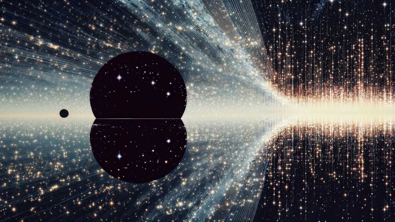 wormhole wallpaper, star systems, galaxies, background for desktop wallpaper (horizontal)