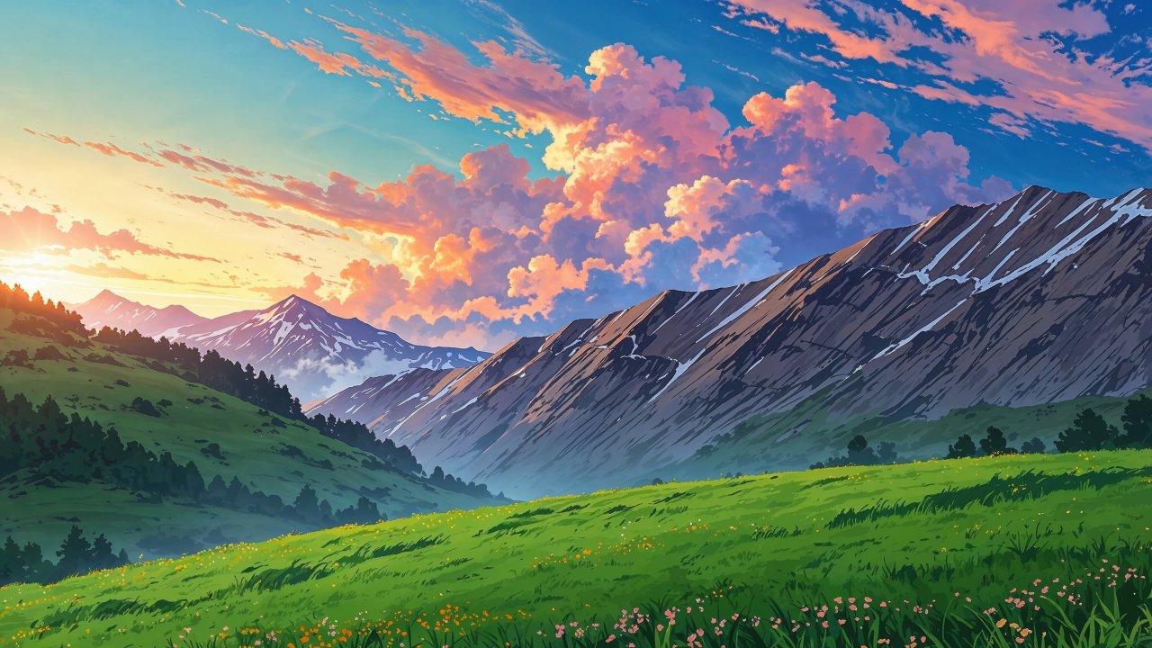 swiss alps wallpaper, weather, hiking trails, background for desktop wallpaper (horizontal)