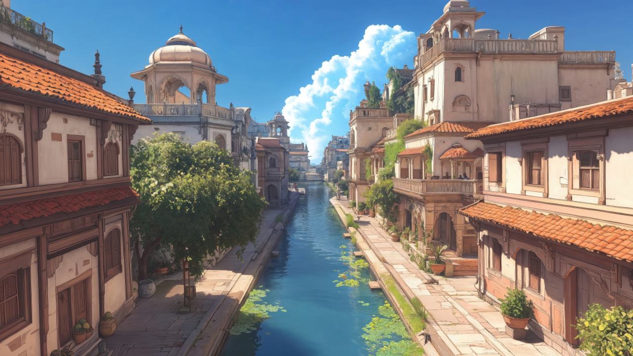 temples wallpaper, ancient, spirituality, background for desktop wallpaper (horizontal)