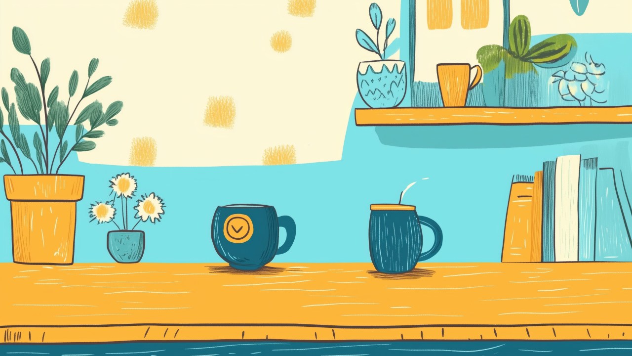 study wallpaper, back to school, learning environment, background for desktop wallpaper (horizontal)