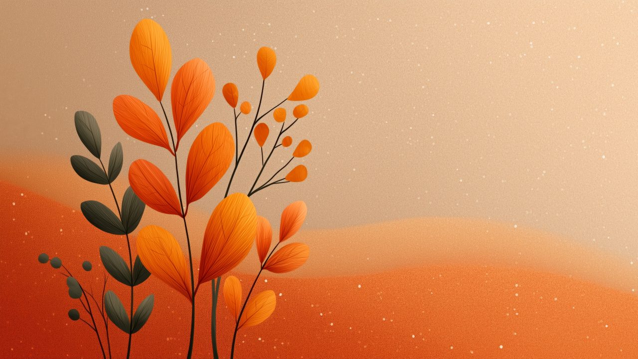 seasonal colors wallpaper, outdoor adventures, falling leaves, background for desktop wallpaper (horizontal)