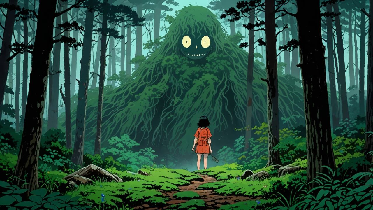 nature spirit wallpaper, enchanted woods, supernatural beings, background for desktop wallpaper (horizontal)