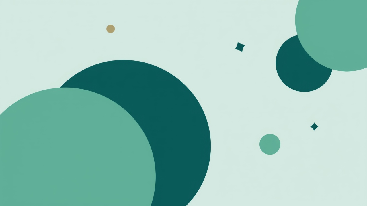 flat shape wallpaper, simple shapes, vibrant color, background for desktop wallpaper (horizontal)