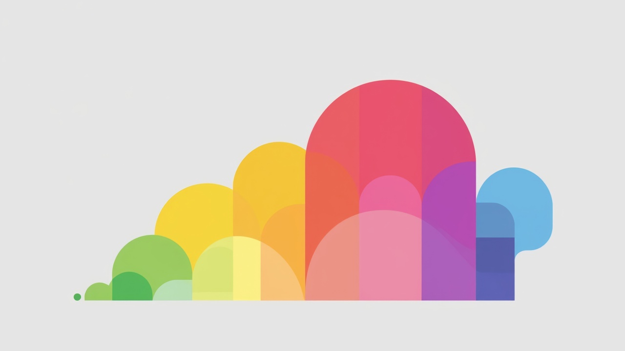 colorful background image wallpaper, bright color palette, design elements, background for desktop wallpaper (horizontal)