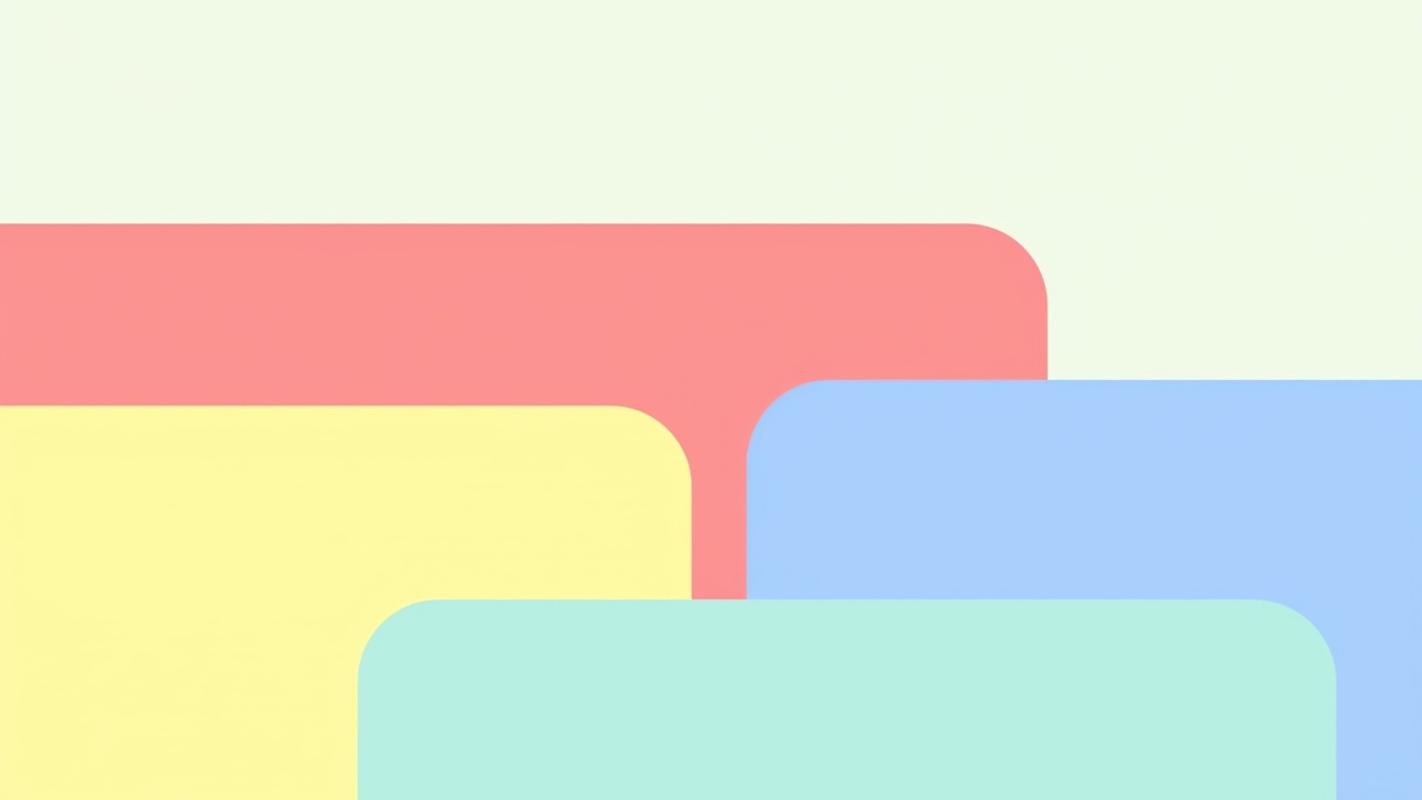 colorful shapes wallpaper, geometric designs, visual aesthetics, background for desktop wallpaper (horizontal)