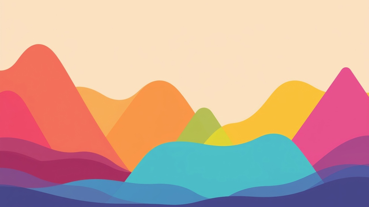 modern graphics wallpaper, vivid hues, bright colors, background for desktop wallpaper (horizontal)