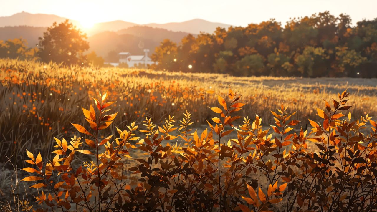 colorful foliage wallpaper, leaf peeping, autumn scenery, background for desktop wallpaper (horizontal)