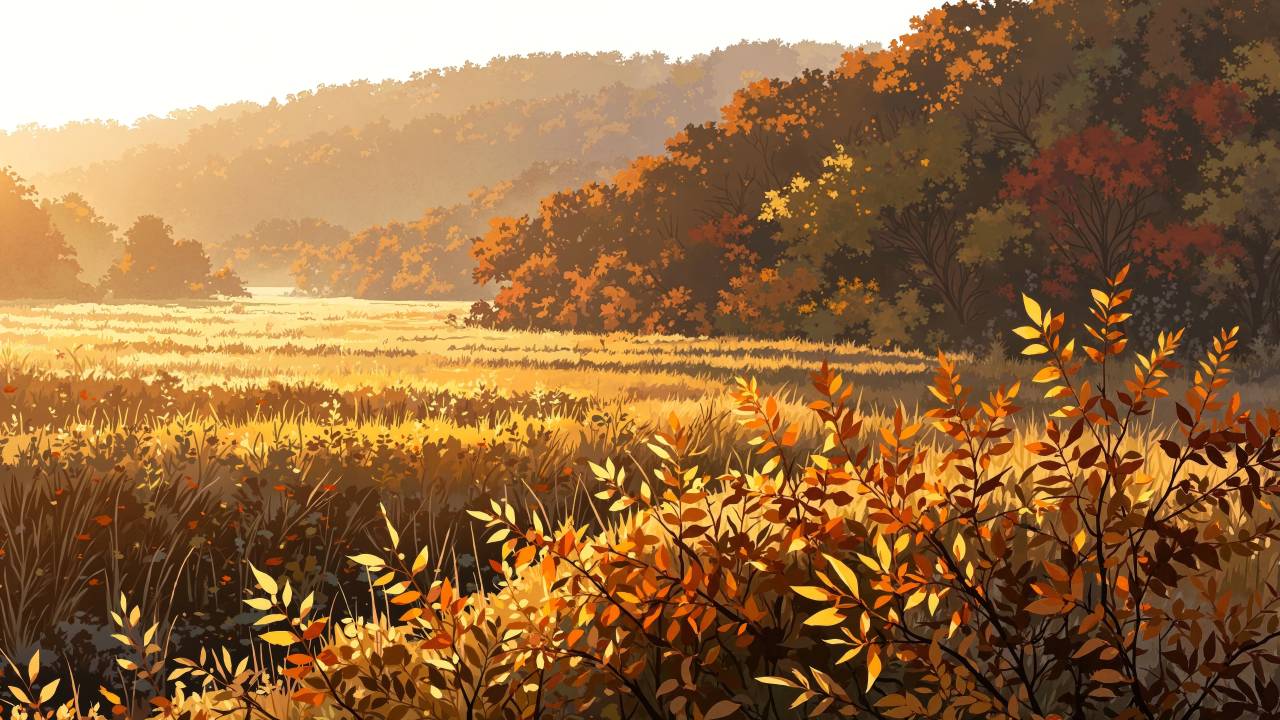 cozy fall wallpaper wallpaper, pumpkin patch, autumn landscape, background for desktop wallpaper (horizontal)