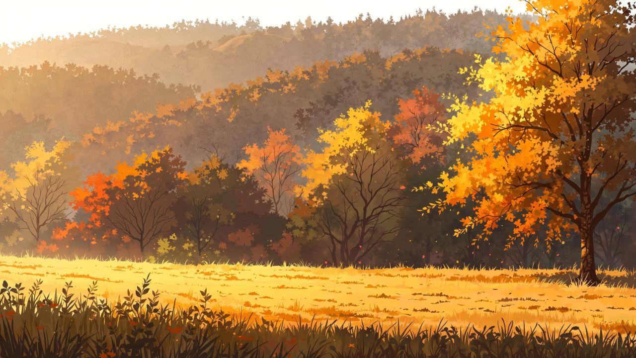 harvest fields wallpaper, pumpkin patches, nature trails, background for desktop wallpaper (horizontal)