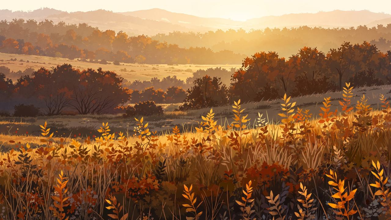 harvest fields wallpaper, fall harvest, countryside landscapes, background for desktop wallpaper (horizontal)