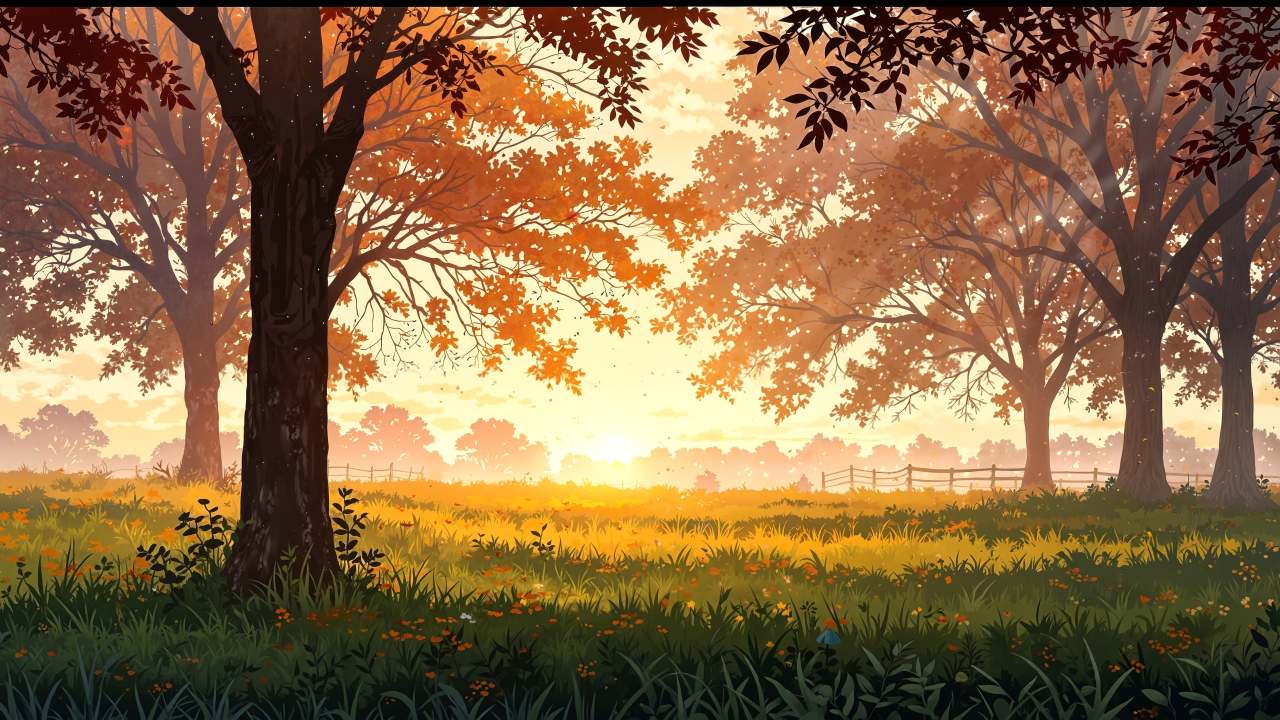 autumn landscapes wallpaper, countryside views, autumn foliage, background for desktop wallpaper (horizontal)