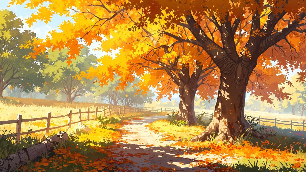 autumn landscapes wallpaper, seasonal landscapes, autumn foliage, background for desktop wallpaper (horizontal)