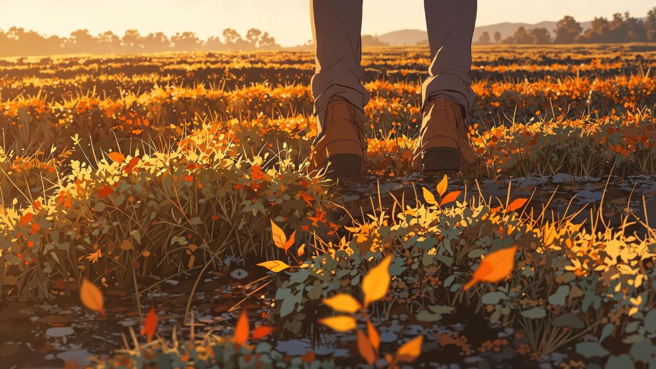 golden meadow wallpaper, picturesque views, peaceful field, background for desktop wallpaper (horizontal)
