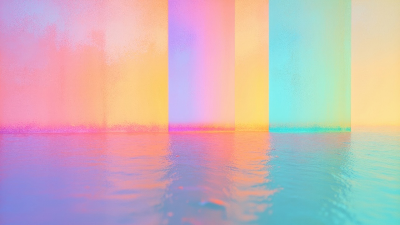 colorful glass wallpaper, artistic glassware, glass accessories, background for desktop wallpaper (horizontal)