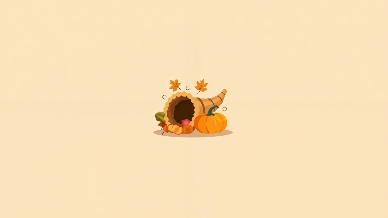 fall clipart wallpaper, 4k background, cozy fall vibes, background for desktop wallpaper (horizontal)