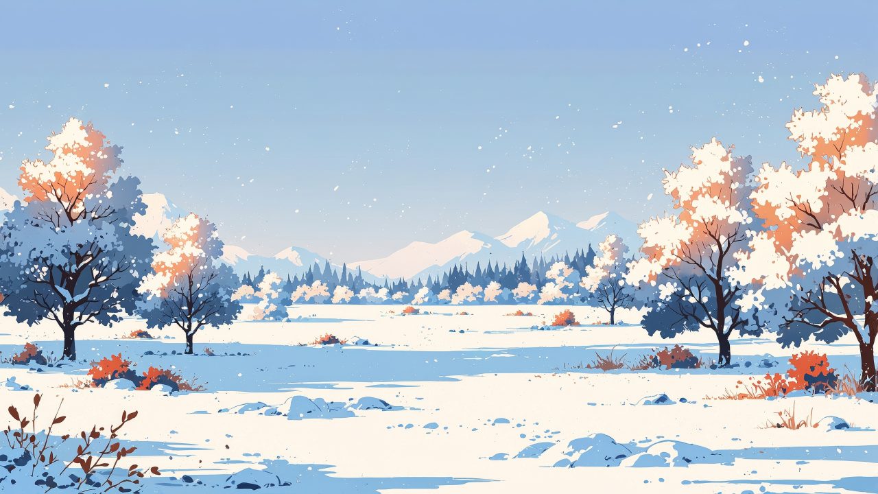 holiday festivities wallpaper, tranquil landscapes, serene landscapes, background for desktop wallpaper (horizontal)