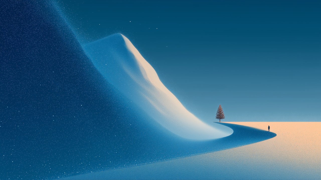 holiday lights wallpaper, illuminated trees, winter holidays, background for desktop wallpaper (horizontal)