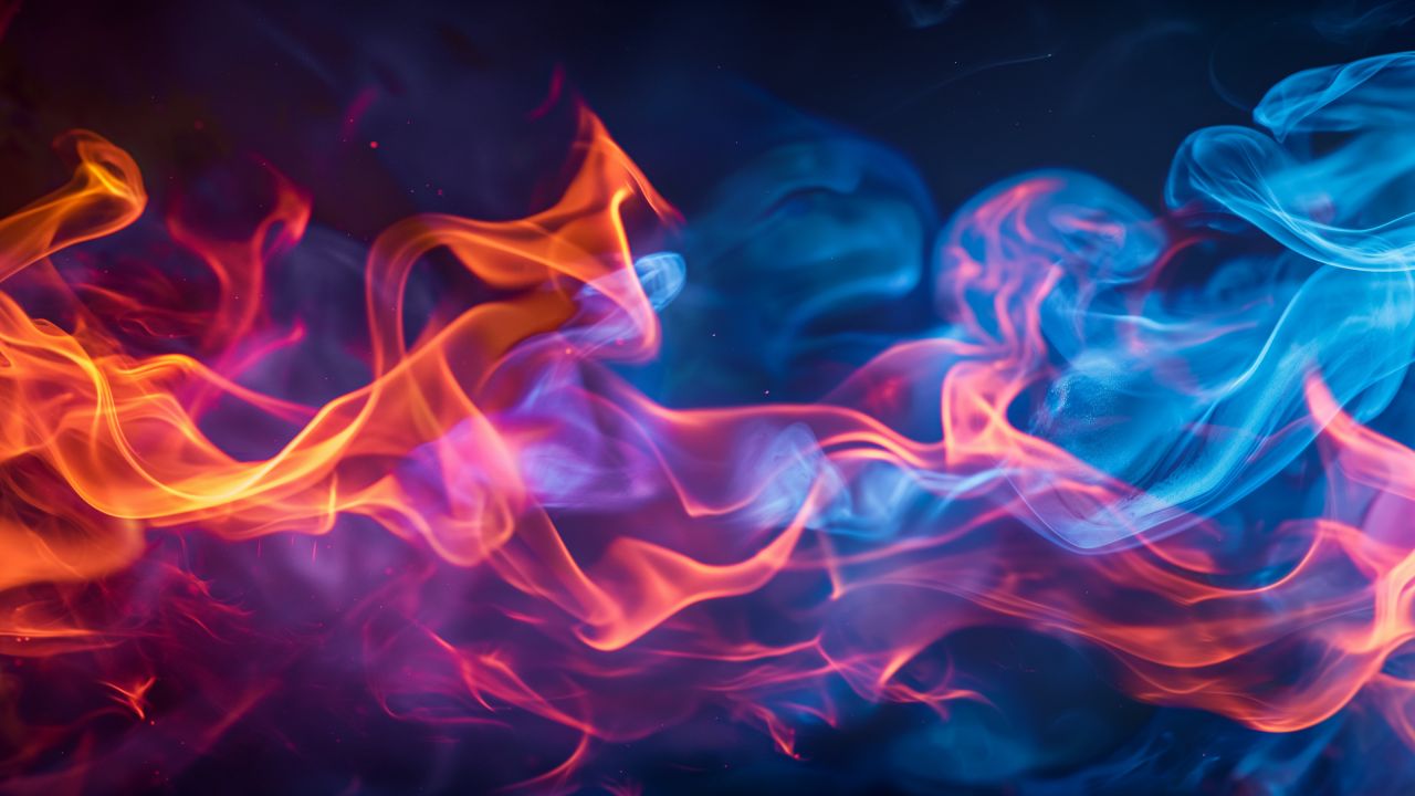 fire wallpaper, intense, flames, background for desktop wallpaper (horizontal)