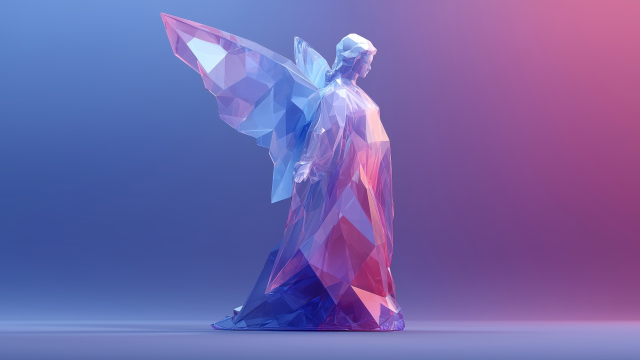 winter decor wallpaper, ice art, winter art, background for desktop wallpaper (horizontal)