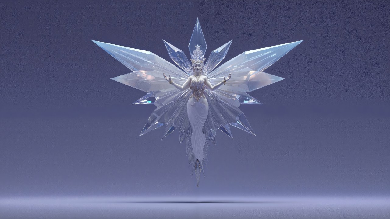 snow aesthetic wallpaper, chill vibes, winter fantasy, background for desktop wallpaper (horizontal)