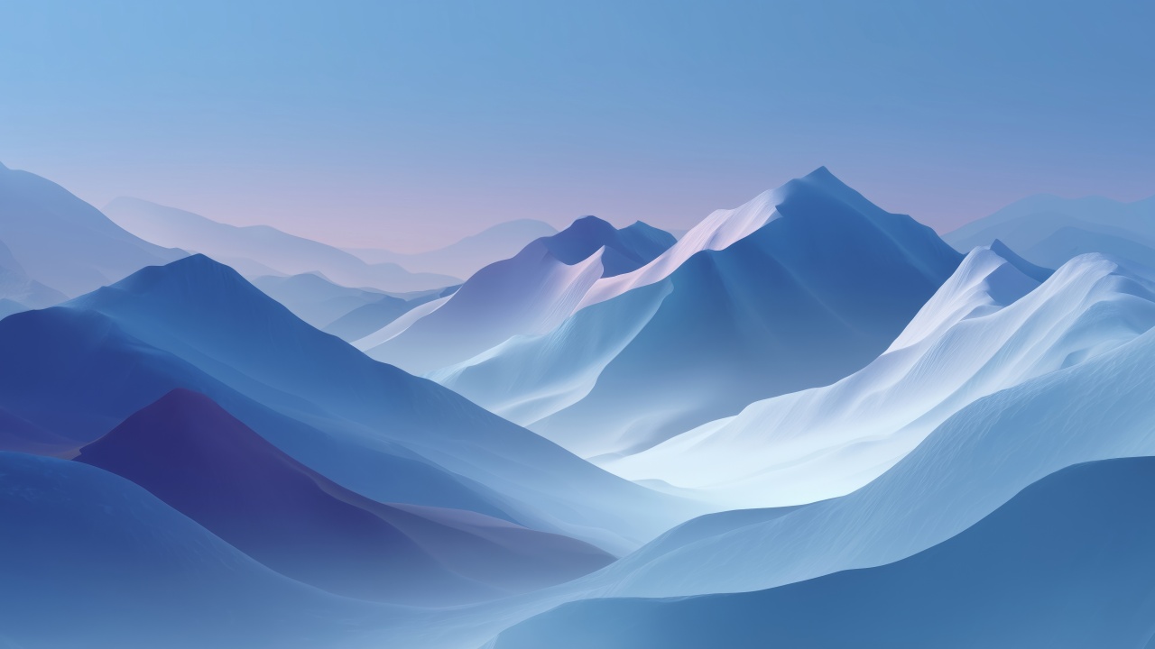 snowy mountains wallpaper, snow-capped peaks, breathtaking vistas, background for desktop wallpaper (horizontal)