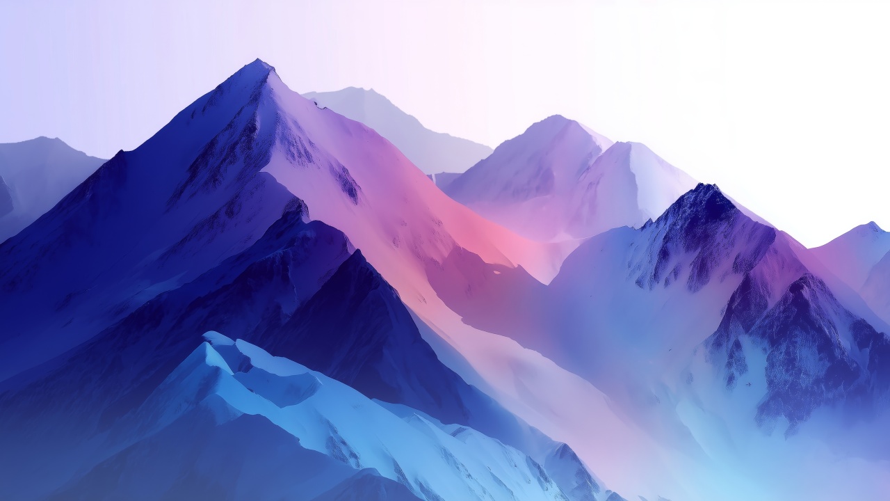 snowy mountains wallpaper, majestic peaks, natural beauty, background for desktop wallpaper (horizontal)