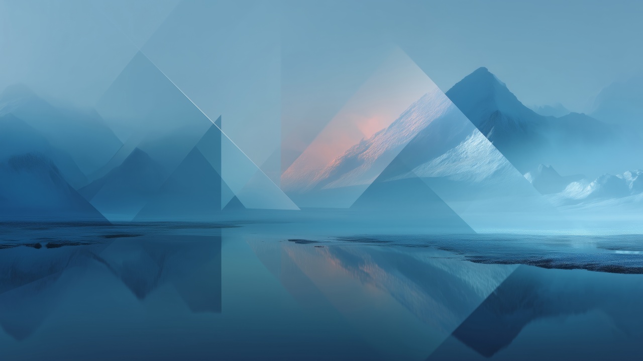 snowy mountains wallpaper, snow-capped mountains, pristine wilderness, background for desktop wallpaper (horizontal)