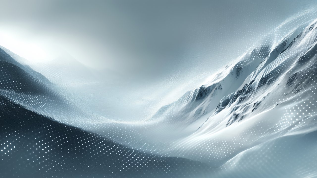 minimal abstract mountains wallpaper, serene gradients, digital art backgrounds, background for desktop wallpaper (horizontal)