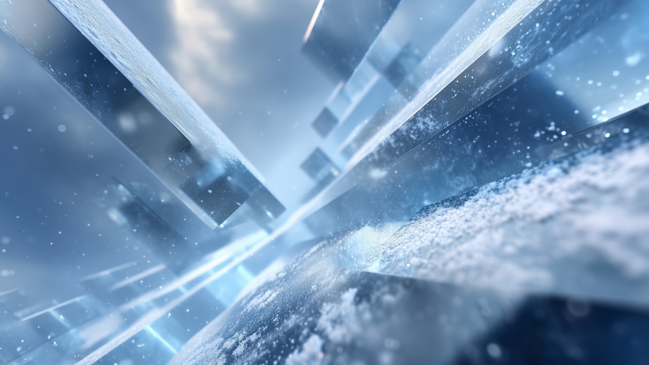 abstract crystals wallpaper, spectrum art, artistic textures, background for desktop wallpaper (horizontal)