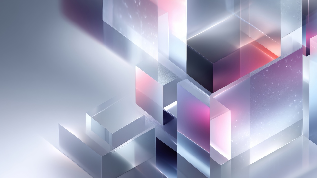 crystalline abstract wallpaper, faceted, dynamic shapes, background for desktop wallpaper (horizontal)