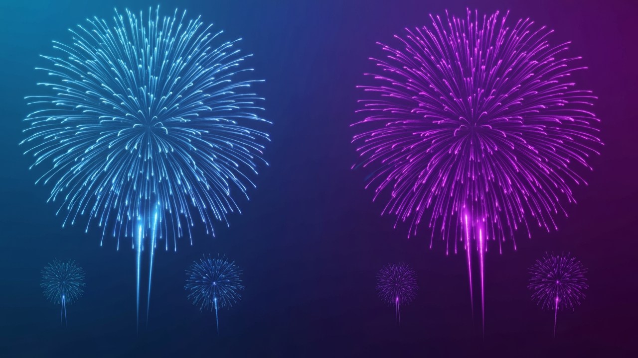 fireworks wallpaper, countdown, ringing in the new year, background for desktop wallpaper (horizontal)