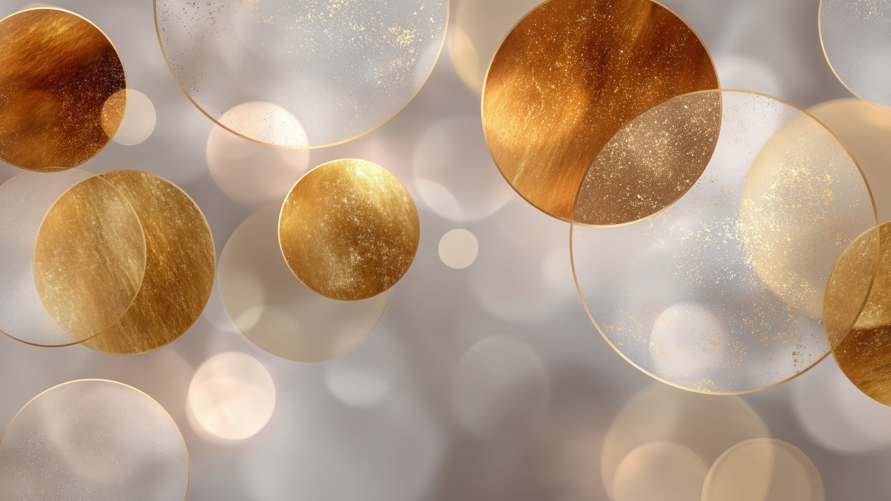 gold accents wallpaper, party vibes, sparkling wine, background for desktop wallpaper (horizontal)
