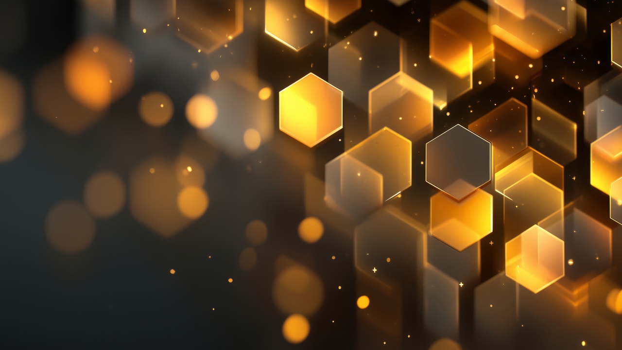 glamorous wallpaper, sparkling champagne, gold decorations, background for desktop wallpaper (horizontal)