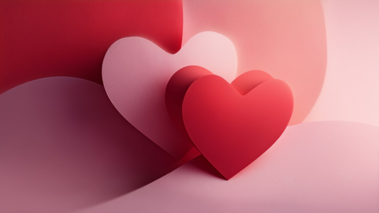 love symbols wallpaper, gift ideas, red heart, background for desktop wallpaper (horizontal)