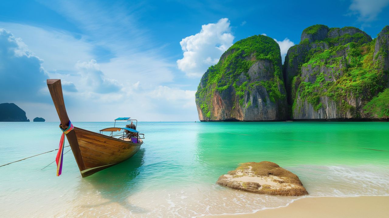 Thailand wallpaper, stunning landscapes, breathtaking beaches, background for desktop wallpaper (horizontal)