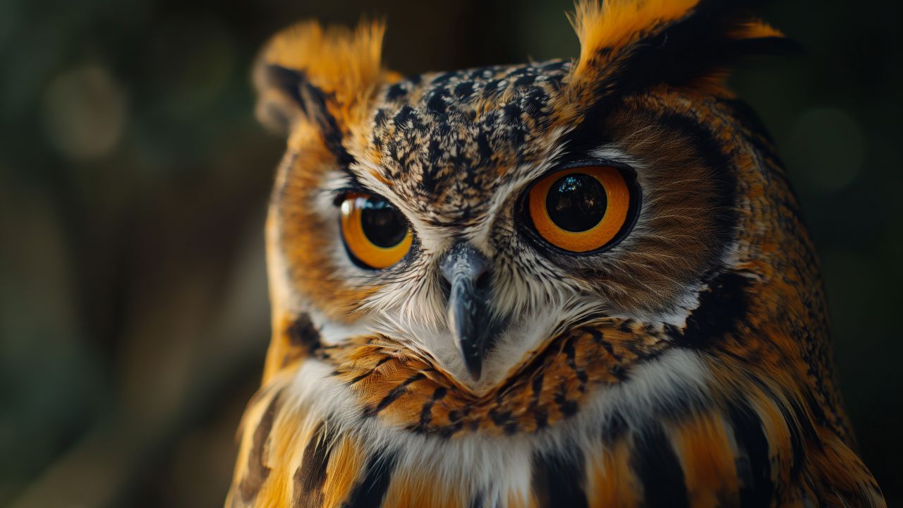 owl wallpaper, gaze, vision, background for desktop wallpaper (horizontal)