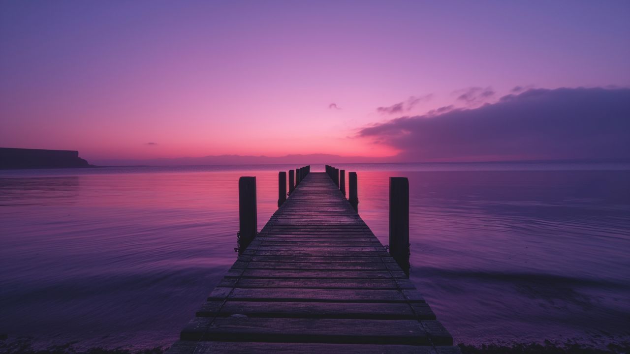 docks wallpaper, clear sky, purple, background for desktop wallpaper (horizontal)