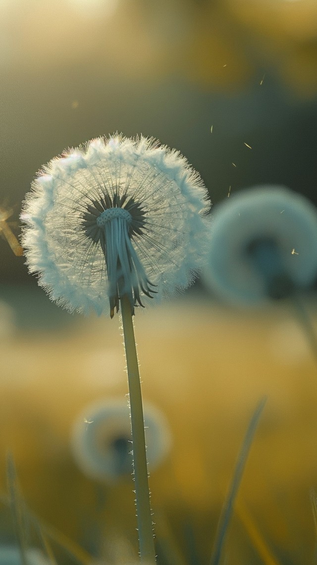 dandelion wallpaper, flower, bloom, background for mobile wallpaper (vertical)