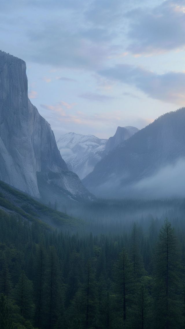Yosemite wallpaper, nature, high resolution, background for mobile wallpaper (vertical)