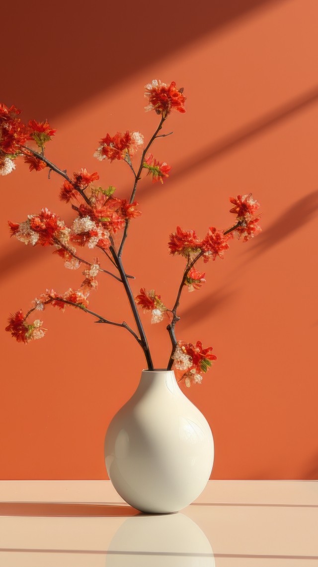 background wallpaper, blossoms, simplicity, background for mobile wallpaper (vertical)