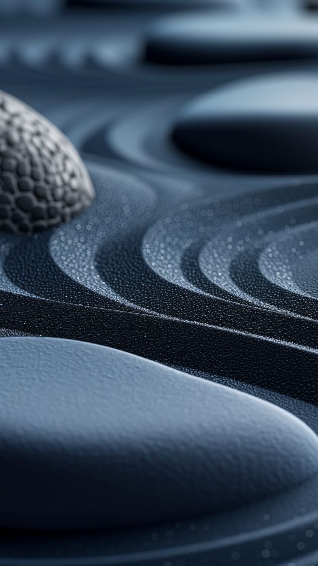 zen wallpaper, indoor plants, minimalist design, background for mobile wallpaper (vertical)