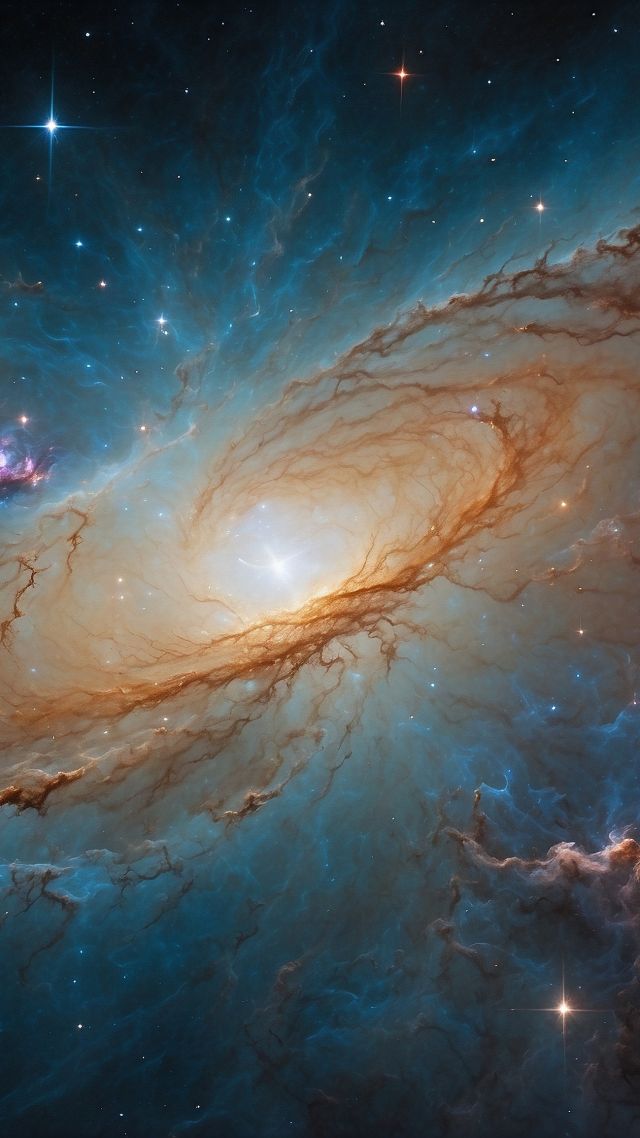 space wallpaper, cosmos, nebula, background for mobile wallpaper (vertical)