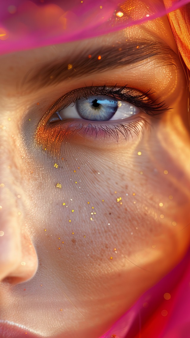 girl wallpaper, blonde, vibrant, background for mobile wallpaper (vertical)