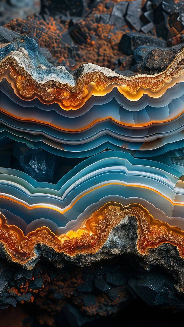 marble wallpaper, blue, texture, background for mobile wallpaper (vertical)