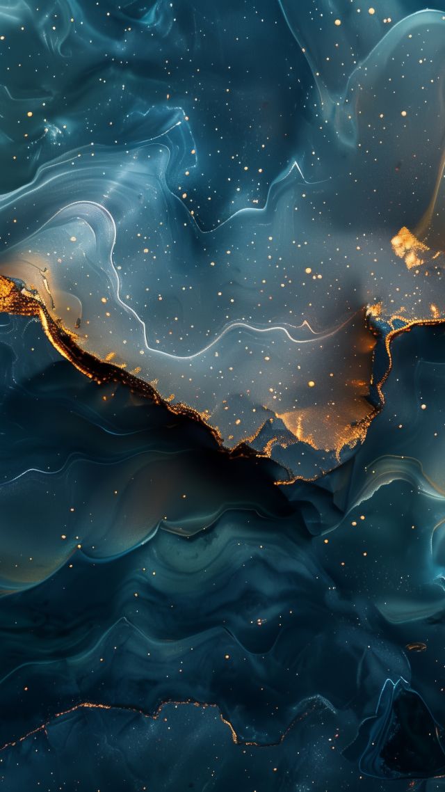 iPhone 16 wallpaper, luxurious finish, blue tones, background for mobile wallpaper (vertical)
