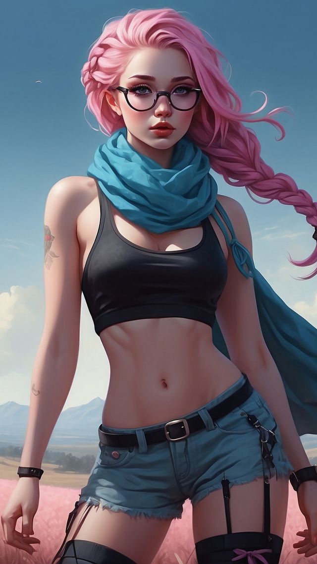 anime girl wallpaper, pastel, manga, background for mobile wallpaper (vertical)