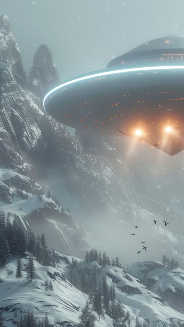 mountains wallpaper, snowy landscape, frosty peaks, background for mobile wallpaper (vertical)